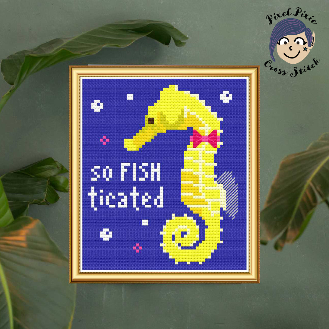 So-FISH-ticated PDF cross stitch pattern